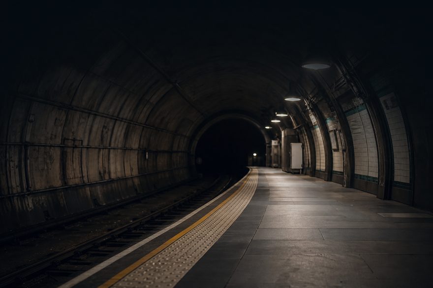 Noisy station platform